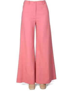 Moschino Chic Flare Pants-Donna - Rosa
