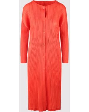Pleats Please Issey Miyake Jackets Red
