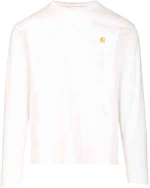 Carhartt Long-Sleeved Cotton T-Shirt - White