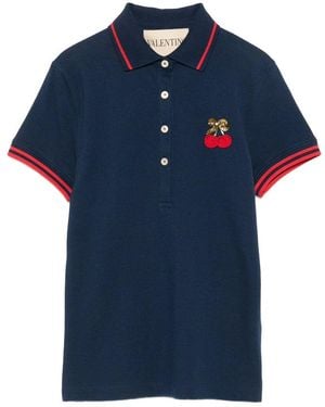 Valentino Cotton Jumpers - Blue