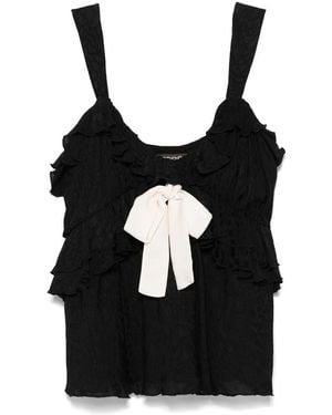 Siedres Polyester Tops - Black