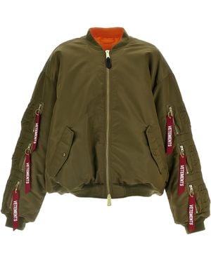 Vetements 'Alpha Industries Edition' Reversible Bomber Jacket - Green