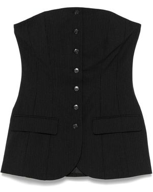 Herskind Top Grigio-Donna - Nero
