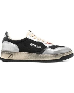 Autry Super Leather Sneakers - Black
