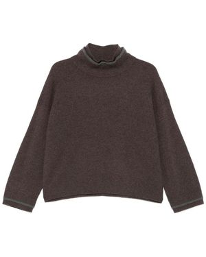 【★エレガント★】Brunello Cucinelli ☆ ハイネックトップ Brunello Cucinelli ハイネック トップ | ニュートラル