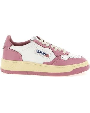 Autry Medalist Low Sneakers Rosa-Donna