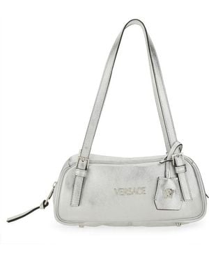 Versace Shoulder Bag "Bowling Tag" - White