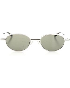 McQueen Metal Sun Glasses - Metallic
