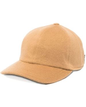 Borsalino Hiker Cashmere Baseball Cap - Natural