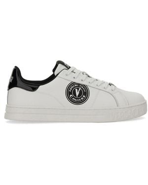 Versace Jeans Couture Leather Sneaker - Grey