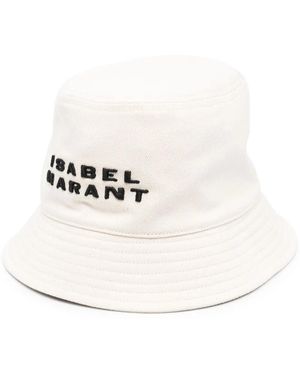 Isabel Marant Haley Bucket Hat - White