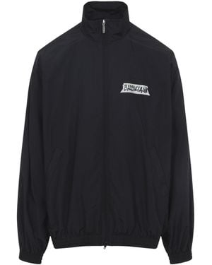 Balenciaga Medium Fit Cotton Jacket - Black