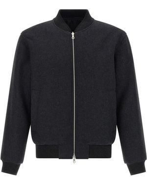 Dries Van Noten Volker' Reversible Bomber Jacket - Blue
