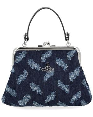 Vivienne Westwood "Granny Frame" Bag - Blue