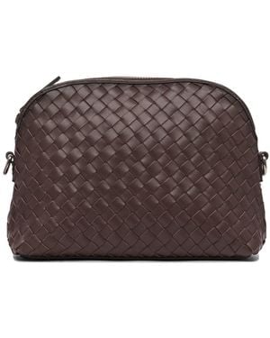 Dragon Diffusion Chunky Fellini Pochette Interlaced Shoulder Pouch 23X16X10 Cm Clutches Marrone-Donna
