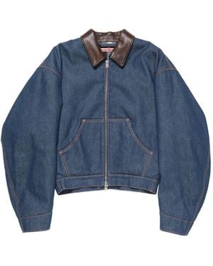 Acne Studios Insulated Denim Jacket - Blue