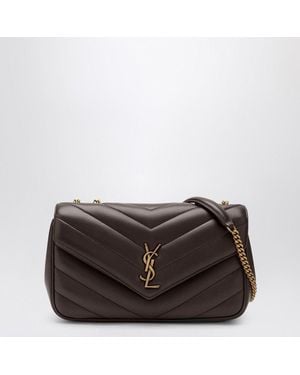 Saint Laurent Medium Lou Lou Urban Leather Bag - Black