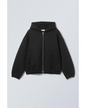 Weekday Simon Scuba Zip Jacket - Black