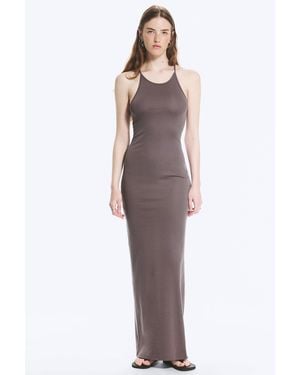 Weekday Racerback Jersey Maxi Dress - Purple