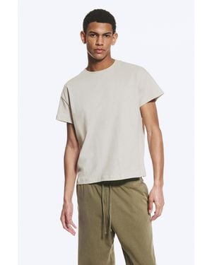 Weekday Cap-Sleeved Boxy Cotton T-Shirt - Multicolour