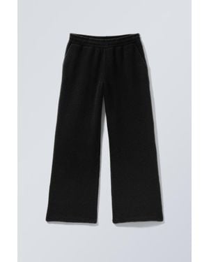 Weekday Loose Fleece Trousers - Blue