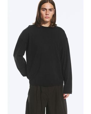 Weekday Oversized Long-Sleeved Boxy - Black