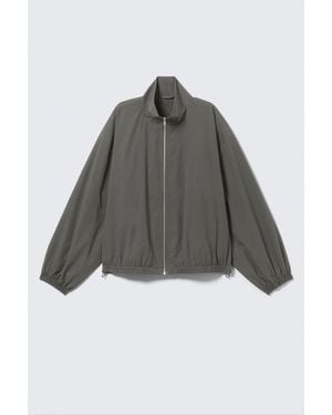 Weekday Hanne H Oversized Track Jacket - Black