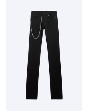 Weekday Yungblud Low Rise Slim Straight Jeans - Black