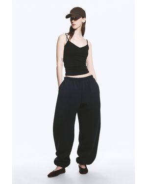 Weekday Loose Heavyweight Joggers - Black