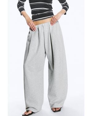 Weekday Draped Jersey Trousers - Multicolour