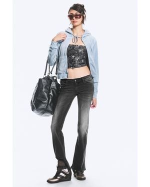 Cheap Monday Booty Bei Low Rise Skinny Bootcut Jeans - Blue