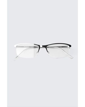 Weekday Metal Frame Tinted Sunglasses - Blue