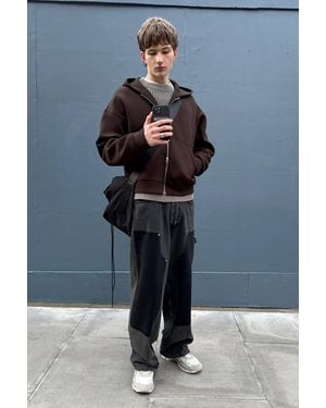 Weekday Astro Loose Baggy Carpenter Jeans - Blue