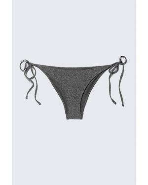 Weekday Strappy Tie Bikini Bottoms - Brown
