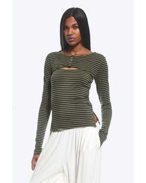 Weekday Layered Two-Piece Bolero Singlet - Green