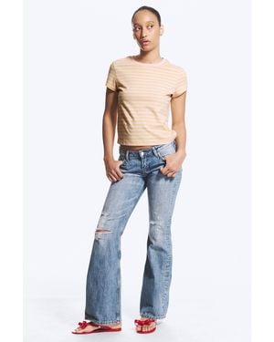 Monki Regular Fit Mini T-Shirt - Blue