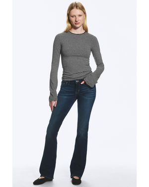 Weekday Luna Low Waist Skinny Bootcut Jeans - Blau