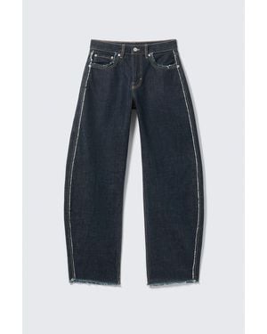 Weekday Abell Mid Rise Regular Barrel Jeans - Multicolour