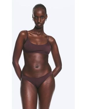 Weekday Brazilian Mini Bikini Bottom - Brown