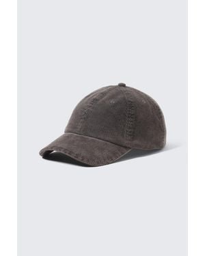 Weekday Baseball Corduroy Cap - Black