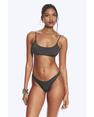 Weekday Brazilian Mini Bikini Bottom - Grey