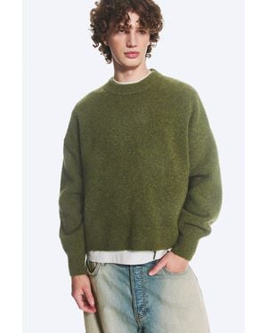 Weekday Relaxed Woolblend Jumper - Green
