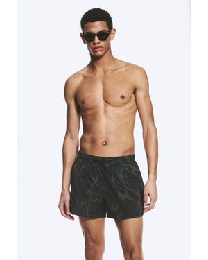 Weekday Graphic Swim Shorts - Black