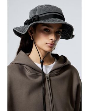 Weekday Utility Bucket Hat - Black