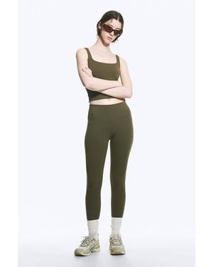 Weekday High Waisted Sports Tights - Green