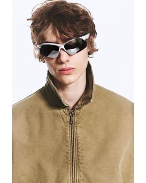 Weekday Bold Sporty Sunglasses - Brown