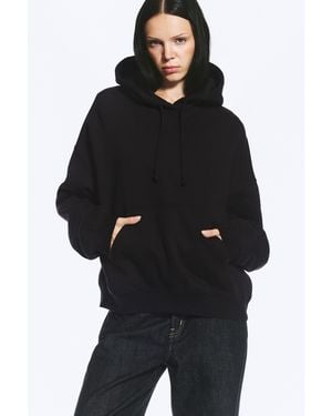 Weekday Hoodie Mit Standard Fit - Schwarz