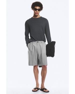 Weekday Uno Loose Suit Shorts - Black
