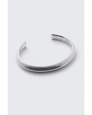 Weekday Offenes Manschettenarmband - Weiß