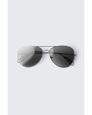 Weekday Pilot Sunglasses - Black